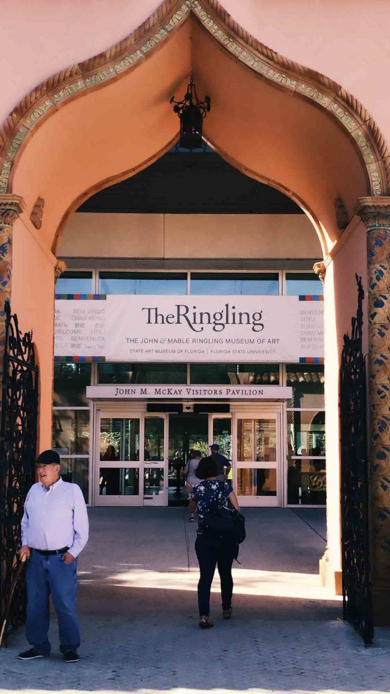 Eingang Ringling Museum
